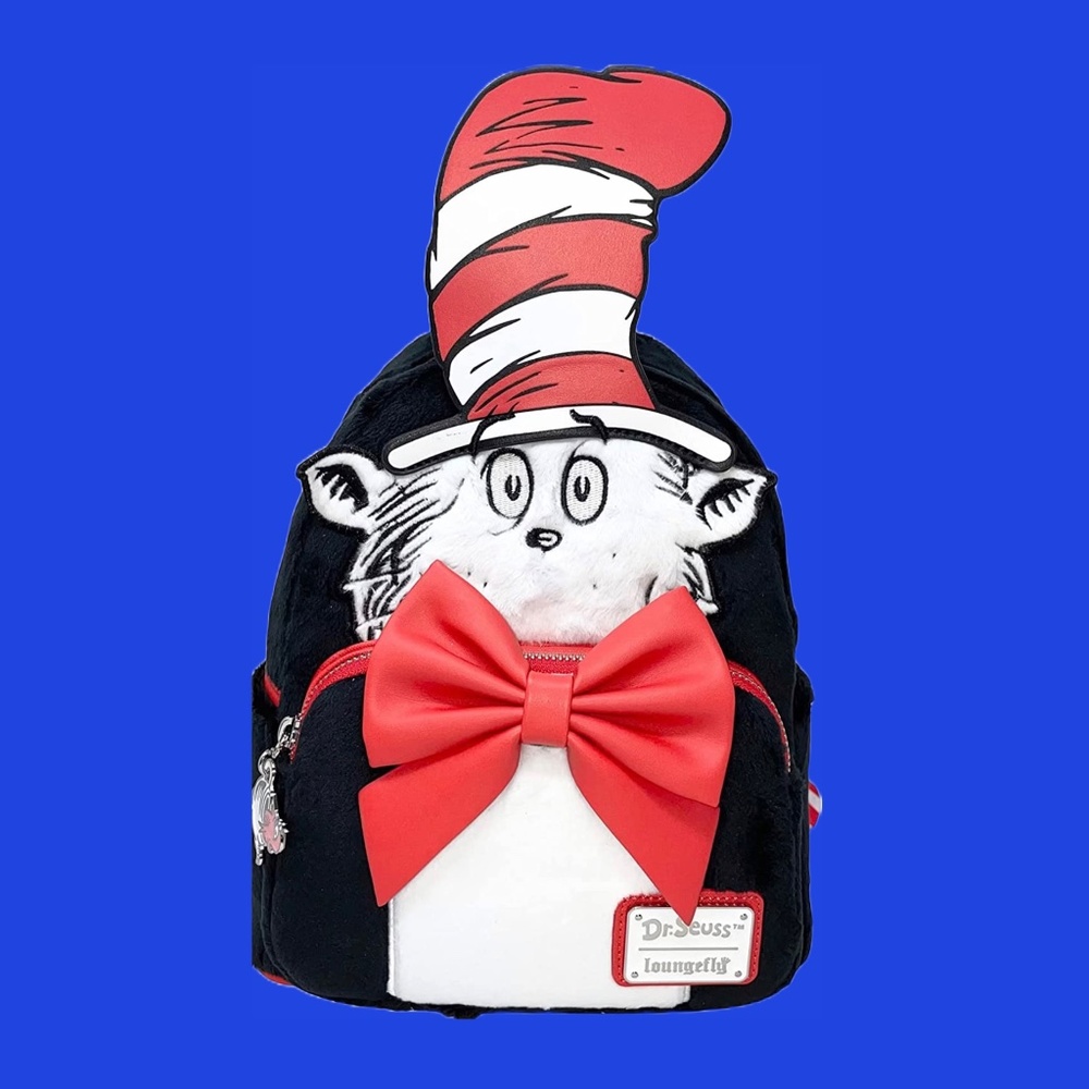 Loungefly‎ Dr. Seuss Cat in the Hat Cosplay Mini Backpack